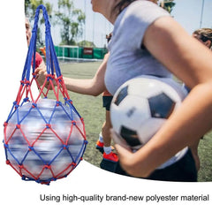 1PC Football Net Bag Nylon Bold Storage Bag Single Soccer Ball Outdoor Portable Carry Basketball Equipment Sports Volleybal B1F9