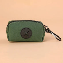 画像をギャラリービューアに読み込む, Canvas Dog Poop Bag Holder, Outdoor Pet Waste Bag Dispenser with Carabiner Clip, Animal Waste Collection Pouch
