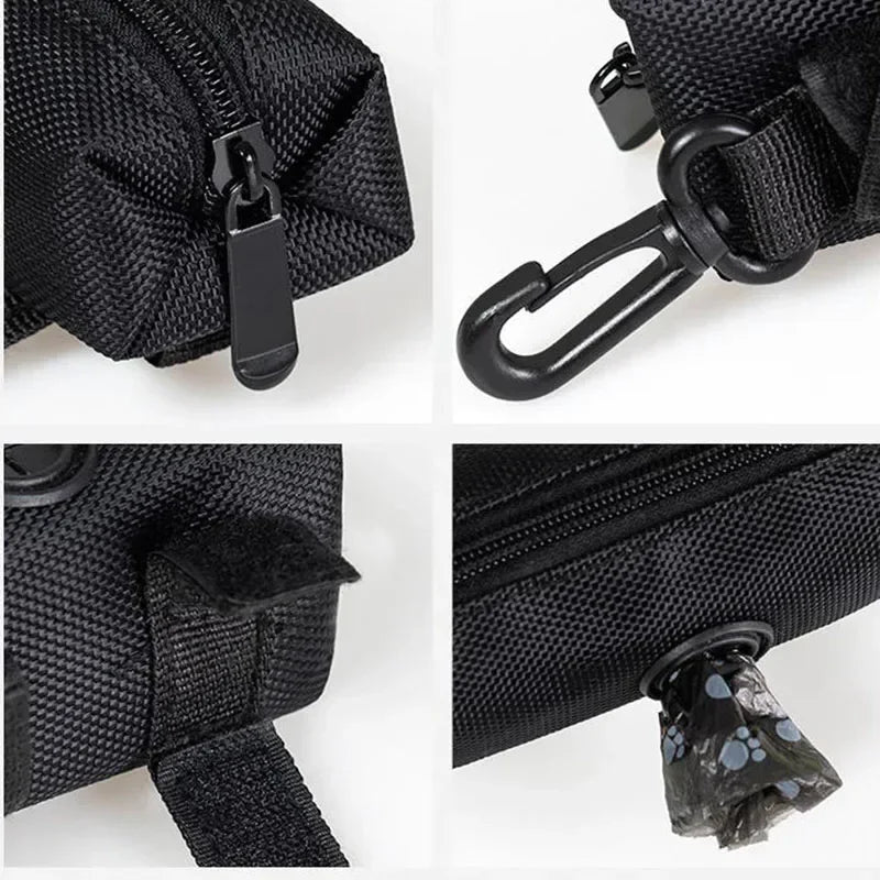 Functional Pet Puppy Cat Pick Up Poop Bag Dispenser Portable Dog Poop Waste Bag Holder Outdoor Pets Supplies Garbage Bags