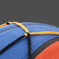 1 Pc Bag Nylon Black&orange Net Bag Mesh Bag Football Basketball