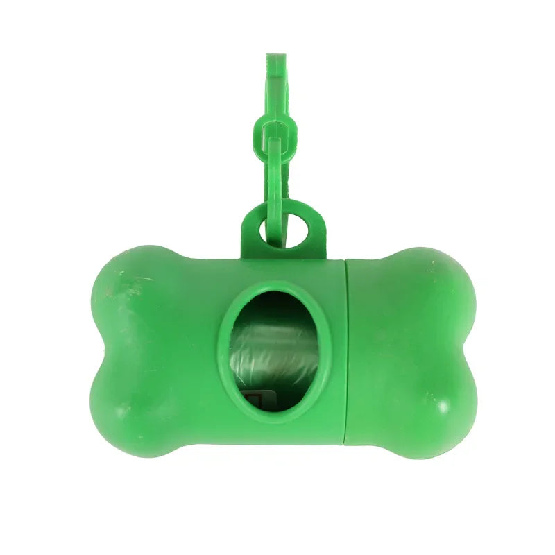 Bone Shaped Pet Garbage Bag Dispenser for Dogs Carrying Cleaning Supplies When Going Out