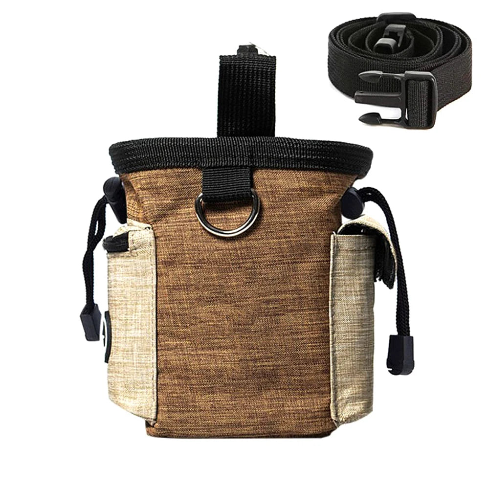 Portable Dog Bag Waist Belt Pet Items Dog Sac Accessories Outdoor Walking Training Treat Mascotas Snack Food Poop Trash Pouch
