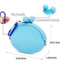 Silicone Dog Treat Pouch Dog Food Training Container Dog Treat Holder Puppy Treat Snack Bag with Clip Silicone Bait Bag Waist