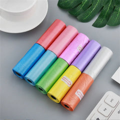 10/20/50/100 Rolls Random Color Pet Supplies Dog Poop Bags For Waste Refuse Cleanup Puppy Cat Pooper Scooper Bag Biodegradable