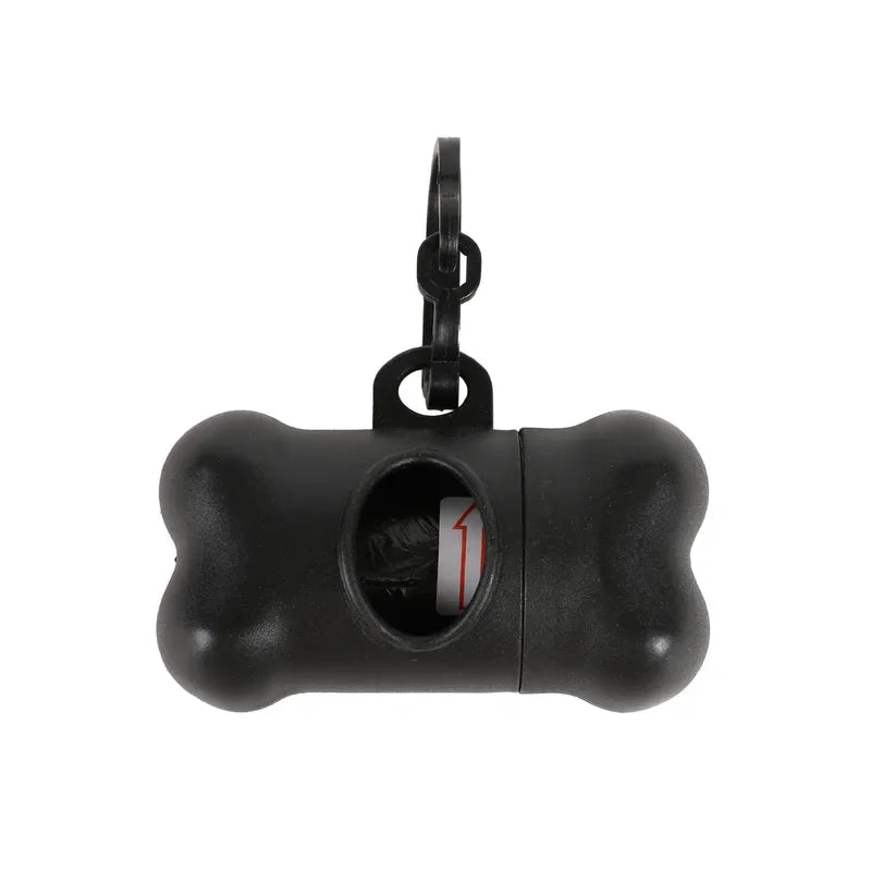 Bone Shaped Pet Garbage Bag Dispenser for Dogs Carrying Cleaning Supplies When Going Out