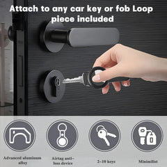 Keychain for Apple Airtag,Key holder Carbon fiber/aluminum alloy keychain compatible with Apple Airtag sale