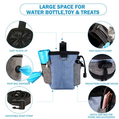 Portable Dog Bag Waist Belt Pet Items Dog Sac Accessories Outdoor Walking Training Treat Mascotas Snack Food Poop Trash Pouch