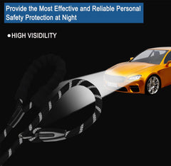 Durable Premium Quality Strong Training Rope Slip Leash with Comfortable Padded Handle and Highly Reflective Threads for Small Medium and Large Dogs