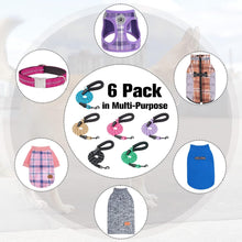 Load image into Gallery viewer, Heavy Duty Rope Dog Leash 6 Pack, 6FT Nylon Pet Leash with Reflective Thread, Soft Padded Handle Thick Lead Leash for Large Medium Dogs Small Puppy