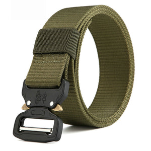 Men's Tactical Belt Quick Release Buckle Expansion Training Belt Mountaineering Accessories Hunting SDL801