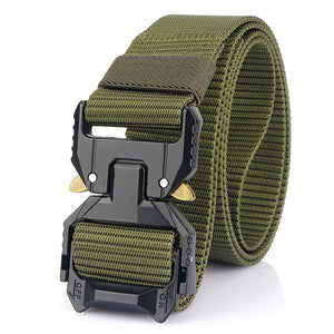 Army Tactical Belt For Men Anti-Rust Alloy Buckle 1200D Strong Real Nylon Outdoor Sports Hiking Belt MN4009