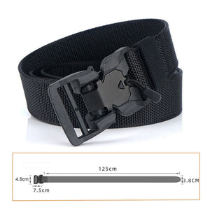 Tactical Belt Magnetic Buckle  Thick  Army Nylon Military Outdoor Sports Belt Tactical Buckle Hunting Waistband