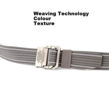 Cargar imagen en el visor de la galería, Canvas Belt Double Ring Metal Buckle Men Belt Comfortable Cowboy Jeans Belt Black Outdoor Sport Casual Male Waistband