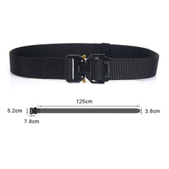 Army Tactical Belt For Men Anti-Rust Alloy Buckle 1200D Strong Real Nylon Outdoor Sports Hiking Belt MN4009