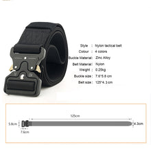 Afbeelding in Gallery-weergave laden, Military Commuter Belt  Polyamide Quick Release Buckle Heavy Duty Tactical Belt Unisex Sports Belt