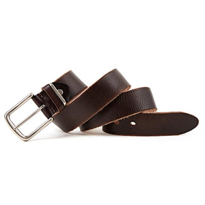 Natural leather men's belt Soft Genuine Leather Masculine Jeans Belt's for men