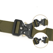 Cargar imagen en el visor de la galería, Military Commuter Belt  Polyamide Quick Release Buckle Heavy Duty Tactical Belt Unisex Sports Belt