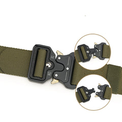 Military Commuter Belt  Polyamide Quick Release Buckle Heavy Duty Tactical Belt Unisex Sports Belt