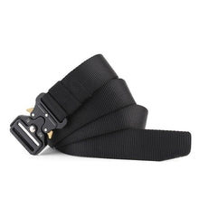 Afbeelding in Gallery-weergave laden, Men&#39;s belt Metal buckle Men Military Tactical Belt High Strength Quality Nylon Soft No Hole Army Belt MD802