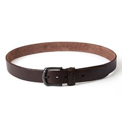 Men's Belt Alloy Pin Buckle Genuine Leather Casual Belt For Men's Soft No Interlaye Belt 616