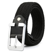 Carica l&#39;immagine nel visualizzatore di Gallery, Elastic Men&#39;s Belt High Quality Metal Button Outdoor Sports Military Training Belt Jeans Universal Belt SDL806