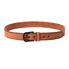 Afbeelding in Gallery-weergave laden, original leather men&#39;s belt matte metal pin buckle soft tough leather belt for men without interlayer male belt