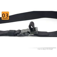 Men's Military Nylon Belt Hard Alloy Buckle Soft Nylon Army Tactical Belt Outdoor Sports