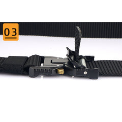 Army Tactical Belt For Men Anti-Rust Alloy Buckle 1200D Strong Real Nylon Outdoor Sports Hiking Belt MN4009