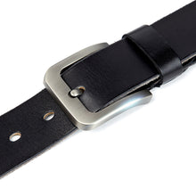 Carregar imagem no visualizador da galeria, Men&#39;s Belt Premium Original Leather Sturdy Metal Pin Buckle Jeans Belt for Men Vintage Design Brown Belt Men&#39;s Gift