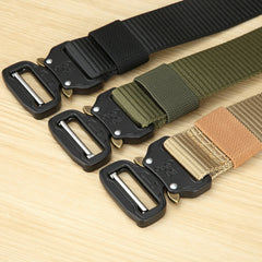 Men's Tactical Belt Quick Release Buckle Expansion Training Belt Mountaineering Accessories Hunting SDL801