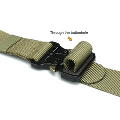 Military Commuter Belt  Polyamide Quick Release Buckle Heavy Duty Tactical Belt Unisex Sports Belt