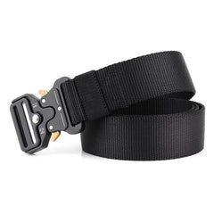 Men's belt Metal buckle Men Military Tactical Belt High Strength Quality Nylon Soft No Hole Army Belt MD802