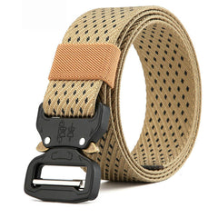 Men's Tactical Belt Quick Release Buckle Expansion Training Belt Mountaineering Accessories Hunting SDL801