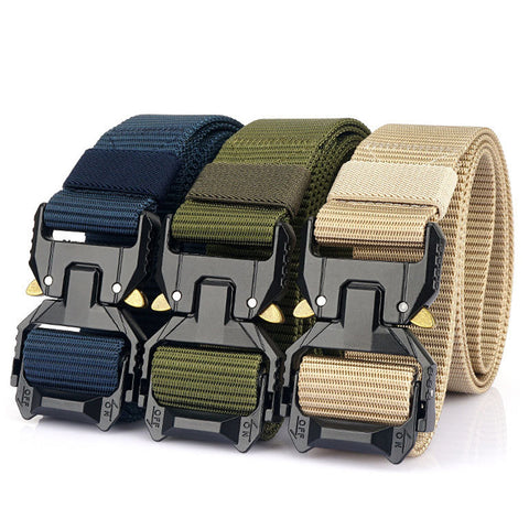 Army Tactical Belt For Men Anti-Rust Alloy Buckle 1200D Strong Real Nylon Outdoor Sports Hiking Belt MN4009