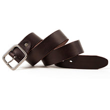 画像をギャラリービューアに読み込む, Men&#39;s Genuine Leather Belt Alloy Buckle Retro design Brand  Belt For Men Top cowhide production MD605