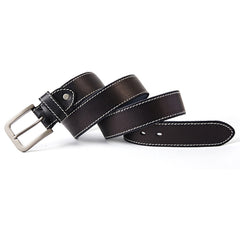 original leather men's belt retro casual design jeans belt for men's brand designer belt high metal pin buckle