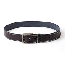 Cargar imagen en el visor de la galería, original leather men&#39;s belt retro casual design jeans belt for men&#39;s brand designer belt high metal pin buckle