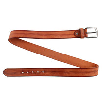 画像をギャラリービューアに読み込む, cowhide belt for men&#39;s hard metal buckle soft original cowhide mens leather belt unique texture real leather jeans belt