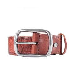 Leather Alloy Pin buckle Soft Original Belt for Men Genuine Leather Without Interlayer Casual Belt