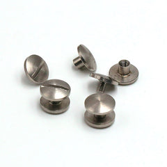 20pcs Stainless Steel Binding Chicago Screws Nail Stud Rivets For Photo Album Leather Craft Studs Belt Wallet Fasteners 10mm cap