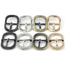Afbeelding in Gallery-weergave laden, 20 pcs Metal Tri Glide Belt Buckle Middle Center Bar Single Pin for Leather Craft Bag Strap Garments horse bridle halter Harness