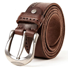 Cargar imagen en el visor de la galería, Original Leather Belt for Men  Natural Leather No interlayer Men&#39;s Belt for Jeans Casual Pants