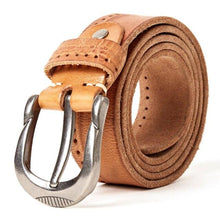 Cargar imagen en el visor de la galería, Original Leather Belt for Men  Natural Leather No interlayer Men&#39;s Belt for Jeans Casual Pants