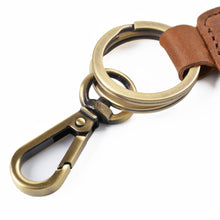 Cargar imagen en el visor de la galería, Mini Holder Bag Real Cowhide Genuine Leather Keychain Pocket for Car Key Clip Ring Women Men Handmade Accessories Gift Brand New