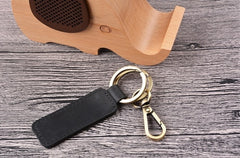 Mini Holder Bag Real Cowhide Genuine Leather Keychain Pocket for Car Key Clip Ring Women Men Handmade Accessories Gift Brand New