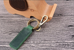 Mini Holder Bag Real Cowhide Genuine Leather Keychain Pocket for Car Key Clip Ring Women Men Handmade Accessories Gift Brand New