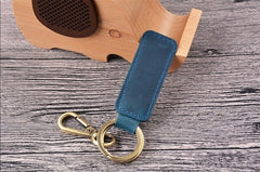 Mini Holder Bag Real Cowhide Genuine Leather Keychain Pocket for Car Key Clip Ring Women Men Handmade Accessories Gift Brand New