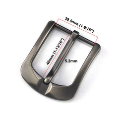 1pcs  Men Belt Buckle 40mm Metal Pin Buckle Fashion Jeans Waistband Buckles For 37mm-39mm Belt DIY Leather Craft Accessories