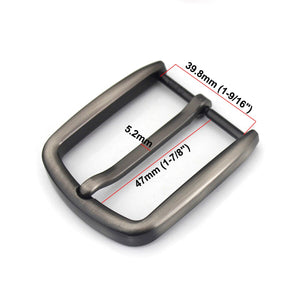 1pcs Men Belt Buckle 40mm Metal Pin Buckle Fashion Jeans Waistband Buckles For 37mm-39mm Belt DIY Leather Craft Accessories