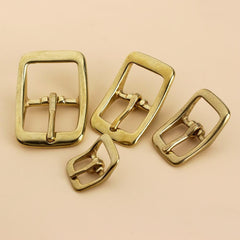 1 x Brass Belt Buckle tri glide single pin Middle Center Bar Belt Buckle for leather craft bag strap horse bridle halter harness